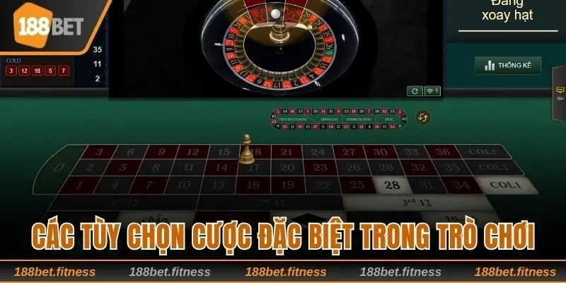 Các tùy chọn cược đa dạng trong trò chơi