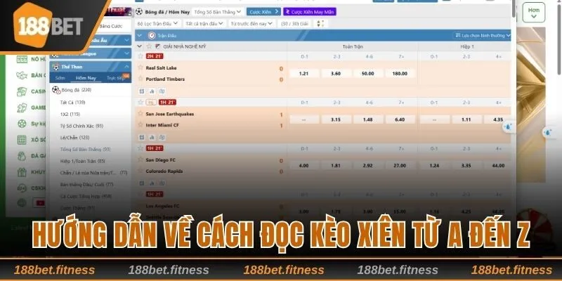 Hướng dẫn về cách đọc kèo xiên từ A đến Z