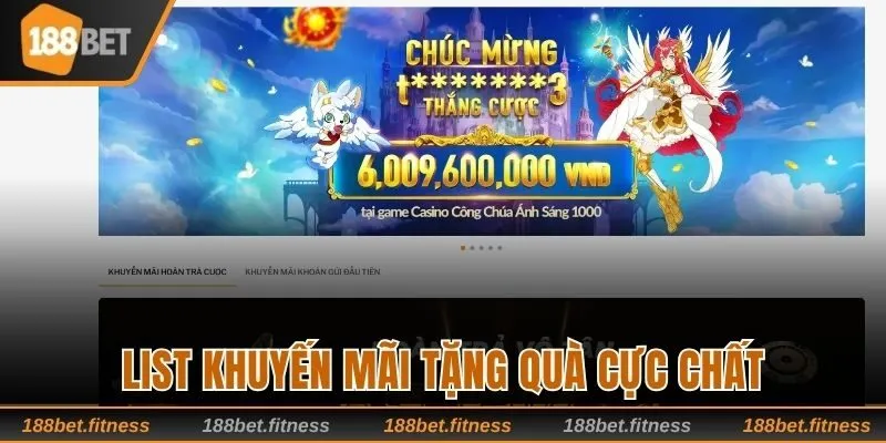 List khuyến mãi hot tặng quà cực chất